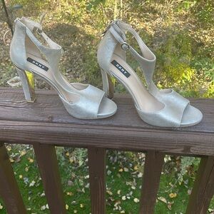 DKNY ankle strap heels